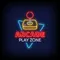 Arcade Play Zone Neon Sign - Custom Coasters Now