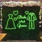 Bride and Groom Neon Sign - Custom Coasters Now