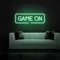 GAME ON Greeny Neon Sign - Custom Coasters Now