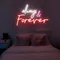 Always And Forever Neon Sign - Custom Coasters Now