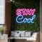 Stay Cool Neon Sign - Custom Coasters Now