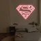 Superman Neon Sign - Custom Coasters Now