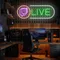 Twitch Live Streaming Neon Sign - Custom Coasters Now