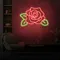Rose Neon Sign - Custom Coasters Now