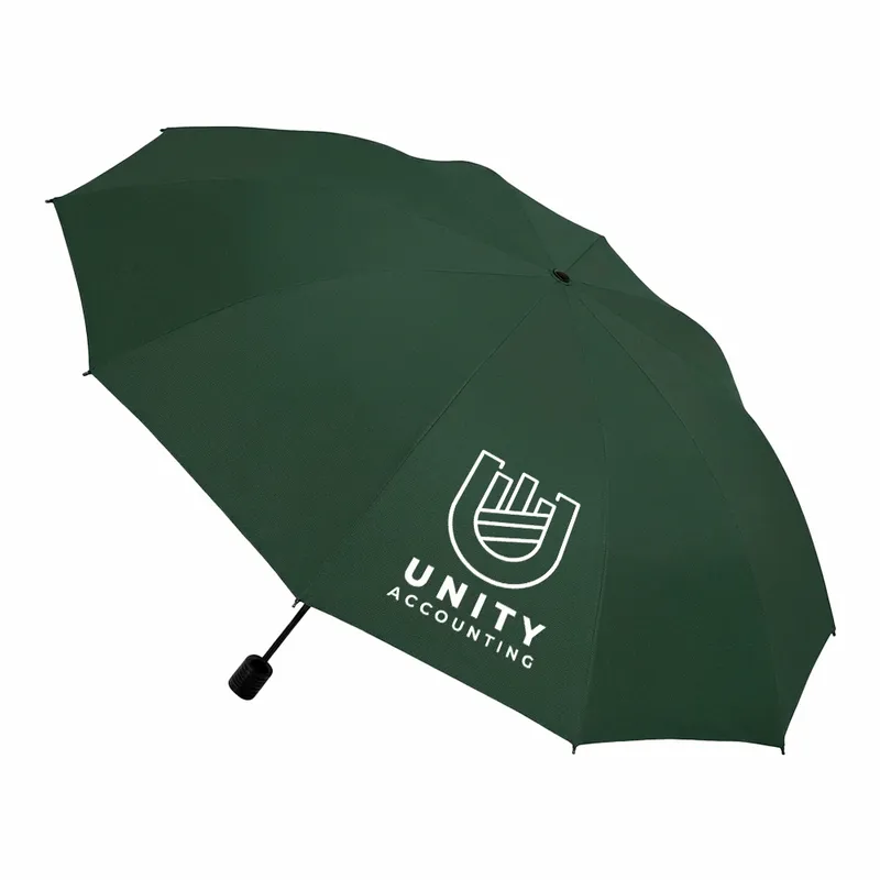 Auto Folding Umbrella - 42 In Arc - Custom Coasters Now