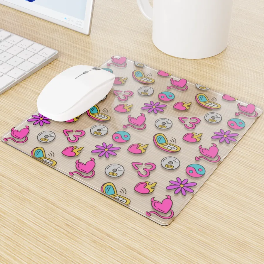 Custom Acrylic Transparent Mouse Pad - Custom Coasters Now
