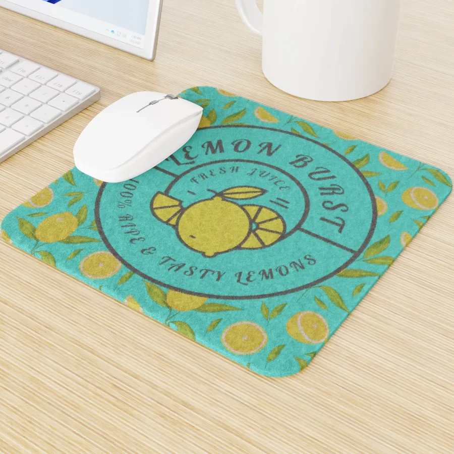 Custom Wool Felt Mouse Pad - Custom Coasters Now