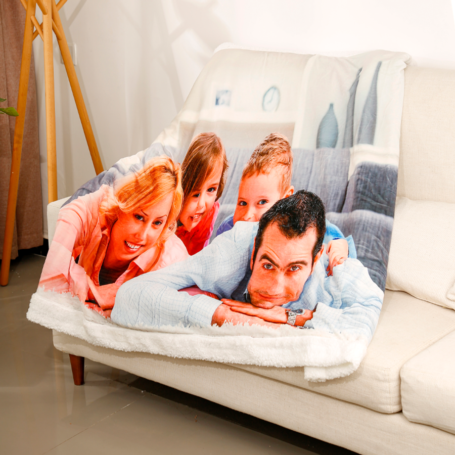 Sherpa Blanket - Custom Coasters Now