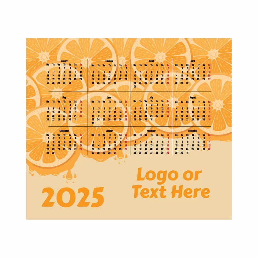 Custom Orange Mouse Pad - Custom Coasters Now