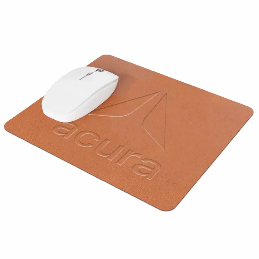 Custom Leather Mouse Pad - Custom Coasters Now