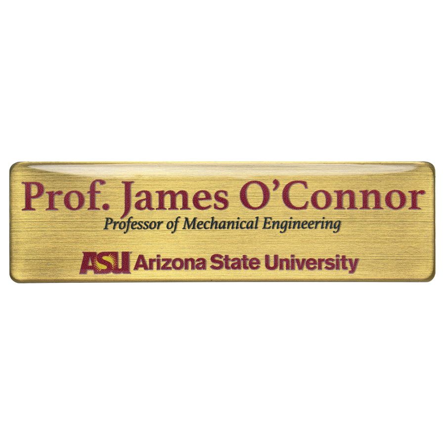 Epoxy Dome Name Badges - Custom Coasters Now