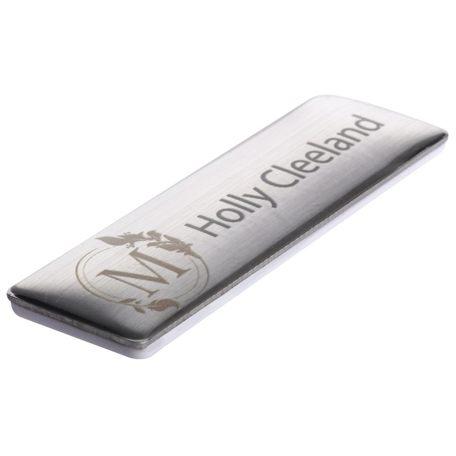 Epoxy Dome Name Badges - Custom Coasters Now