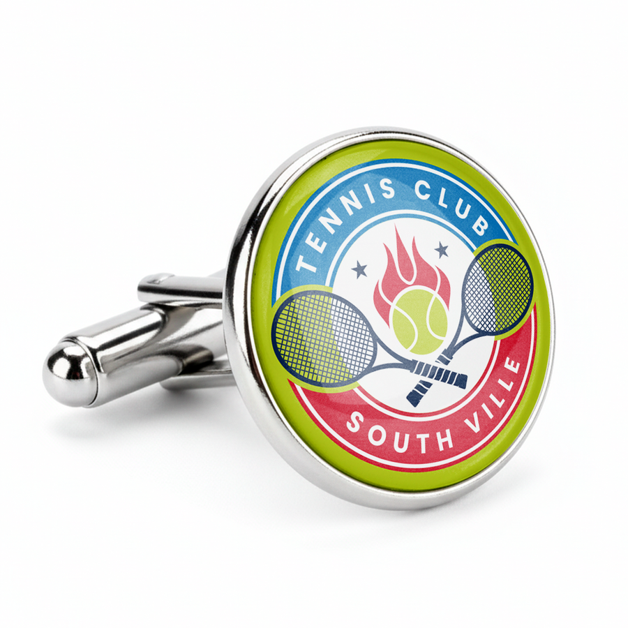 Epoxy Cufflinks - Custom Coasters Now