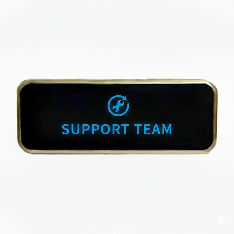 LED Name Badges - Custom Coasters Now