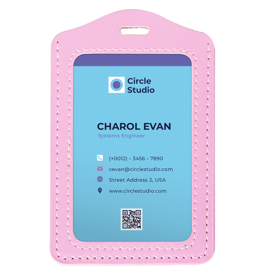 Custom PU Badge Holders - Custom Coasters Now