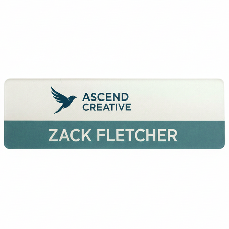 Acrylic Name Badges - Custom Coasters Now