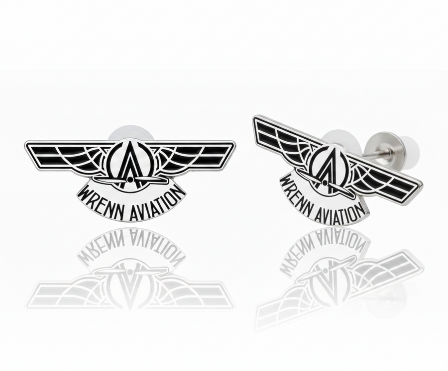 Hard Enamel Metal Earrings - Custom Coasters Now