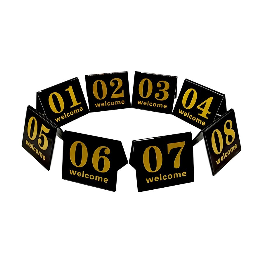 Tent Table Numbers - Custom Coasters Now