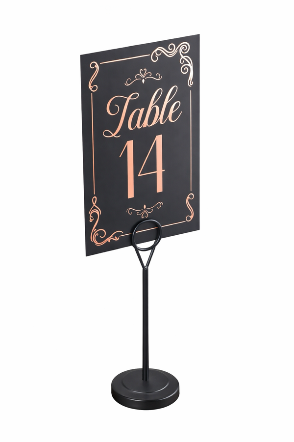 Paper Table Numbers - Custom Coasters Now