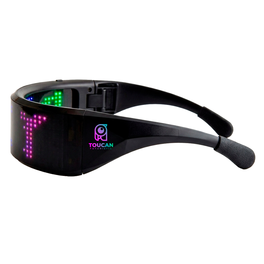 LED Light Up Glasses with Bluetooth - Custom Coasters Now
