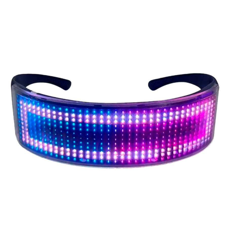 LED Light Up Glasses with Bluetooth - Custom Coasters Now