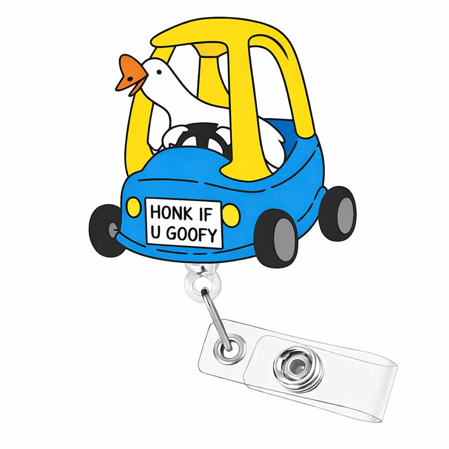 Custom Shape Acrylic Badge Reel - Custom Coasters Now