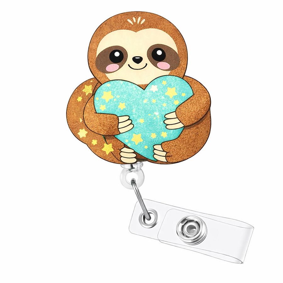 Custom Shape Acrylic Badge Reel - Custom Coasters Now