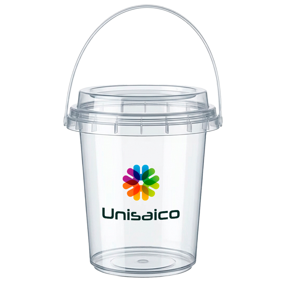 Premium Transparent Drink Buckets - Custom Coasters Now