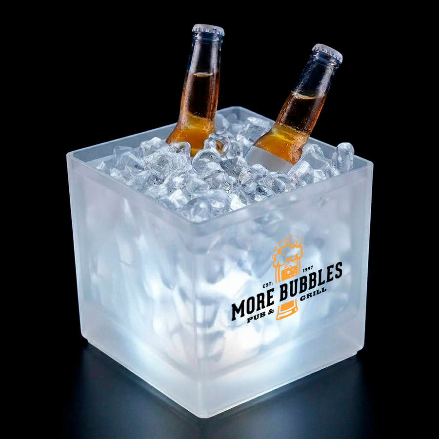 LED Frosted Drink Cubes - Custom Coasters Now