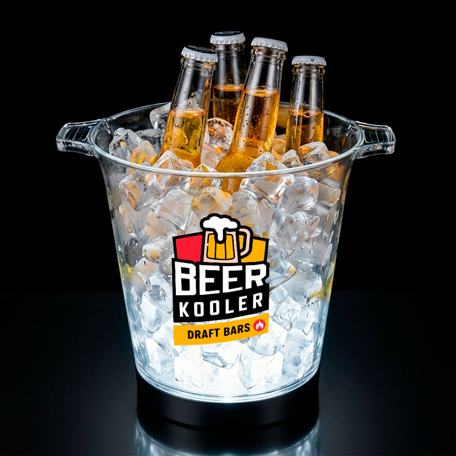 Multi-Color Light-Up Drink Buckets - Custom Coasters Now