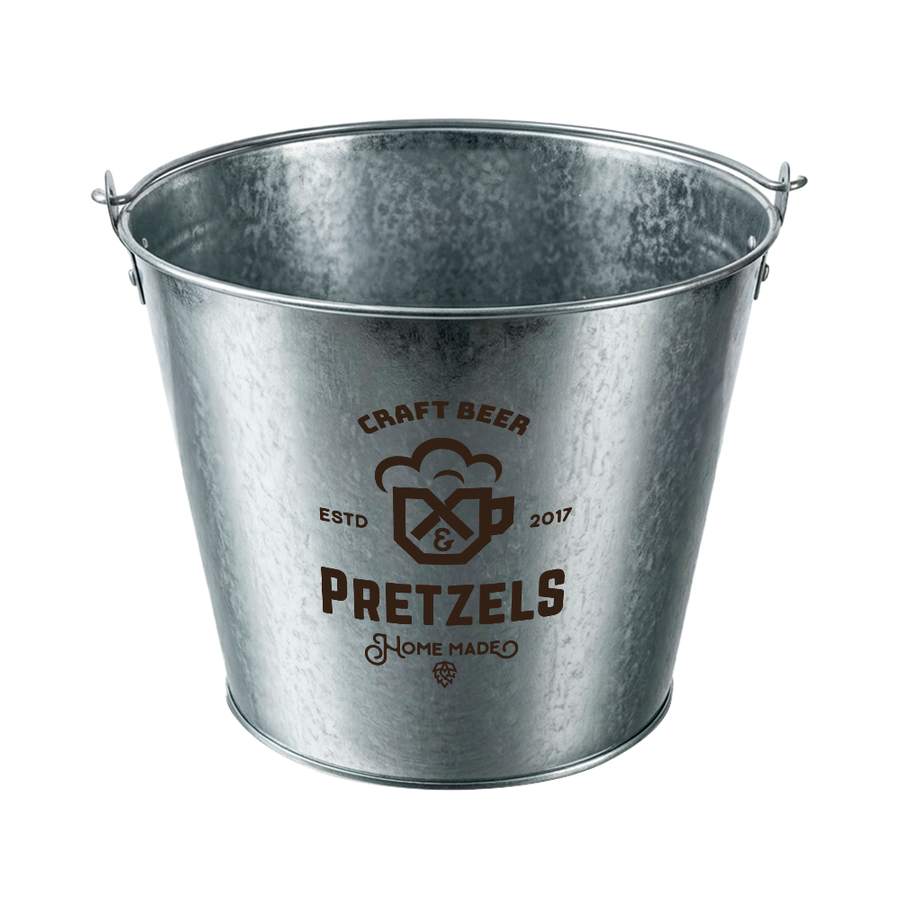 Tinplate Beer Buckets & Opener Combo - Custom Coasters Now