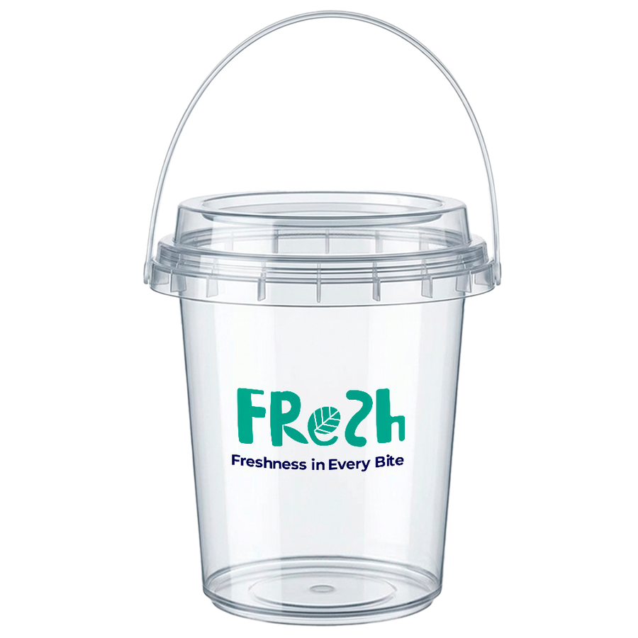 Premium Transparent Drink Buckets - Custom Coasters Now