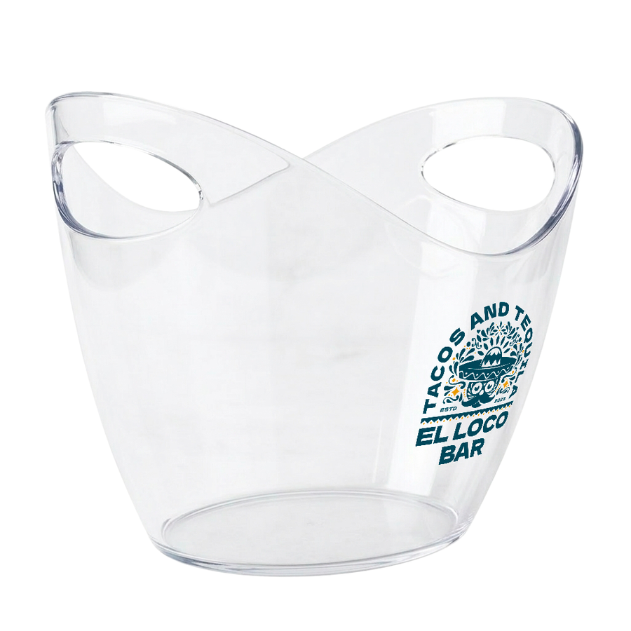 Curved Dual-Handle Drink Buckets - Custom Coasters Now