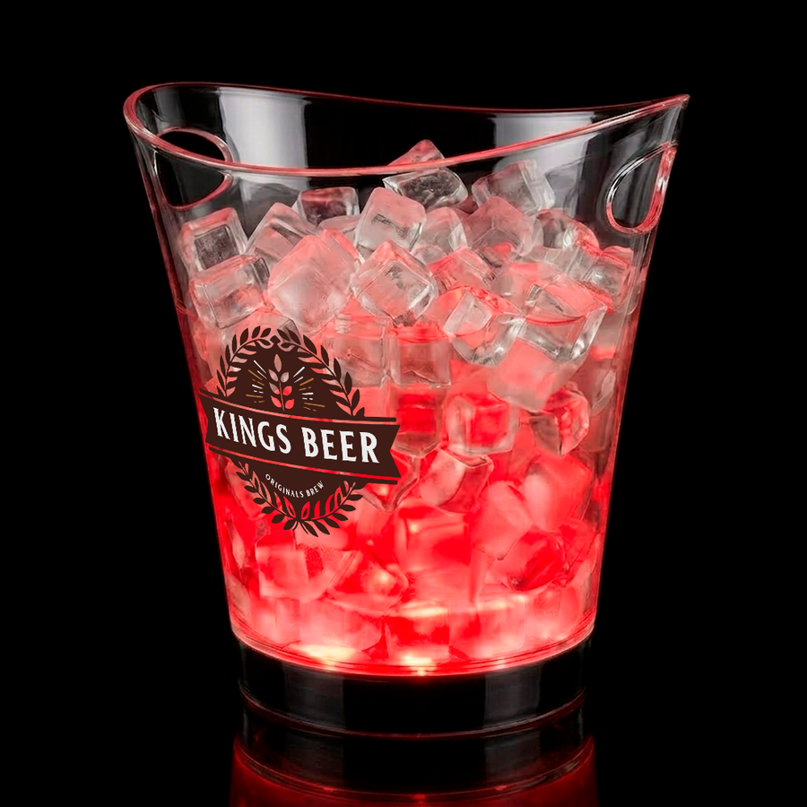 Classic Light-Up Drink Buckets - Custom Coasters Now