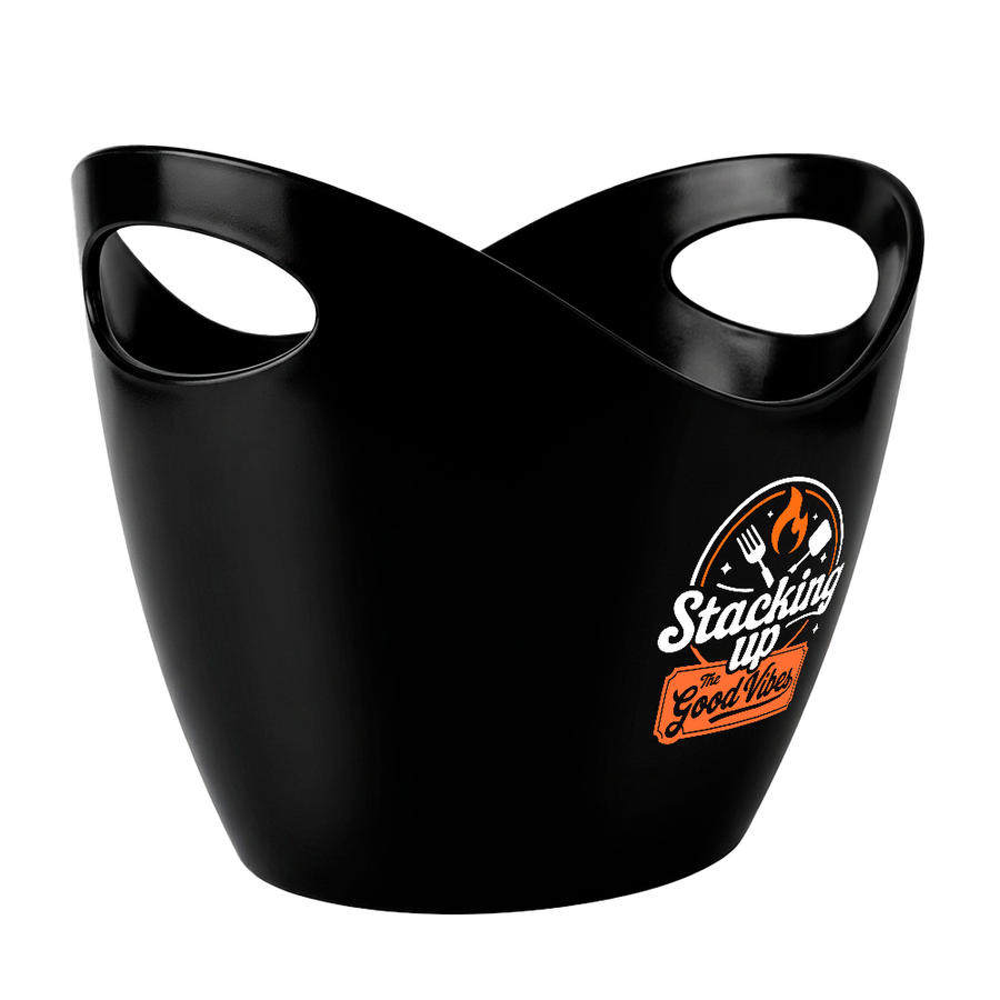 Curved Dual-Handle Drink Buckets - Custom Coasters Now