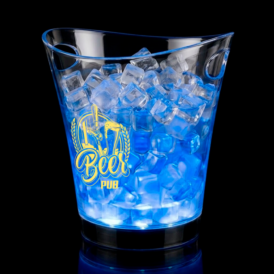 Classic Light-Up Drink Buckets - Custom Coasters Now