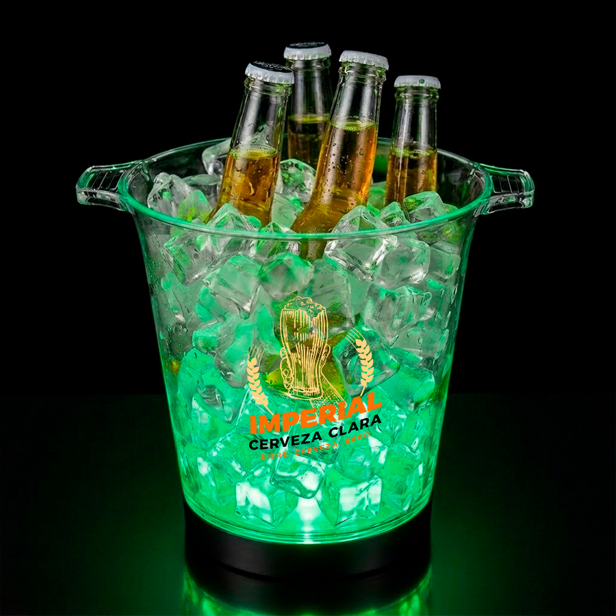 Multi-Color Light-Up Drink Buckets - Custom Coasters Now
