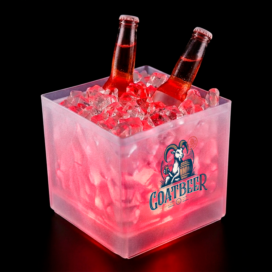 LED Frosted Drink Cubes - Custom Coasters Now