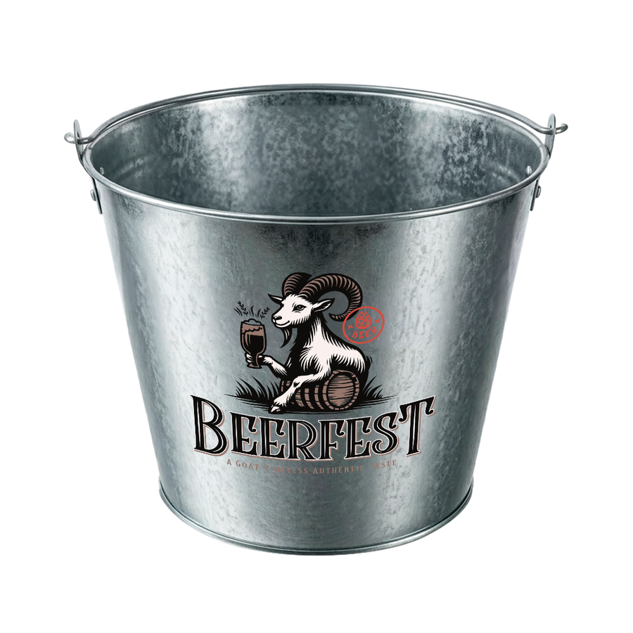 Tinplate Beer Buckets & Opener Combo - Custom Coasters Now
