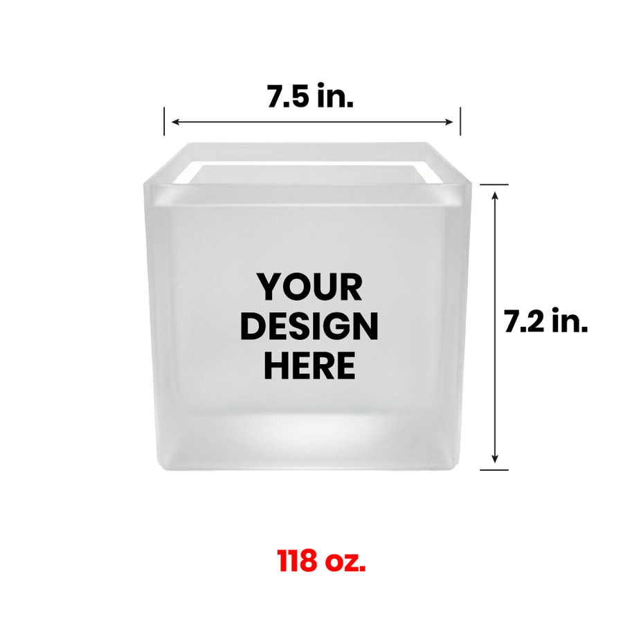 LED Frosted Drink Cubes - Custom Coasters Now