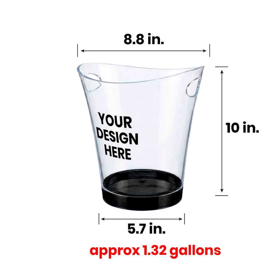 Classic Light-Up Drink Buckets - Custom Coasters Now