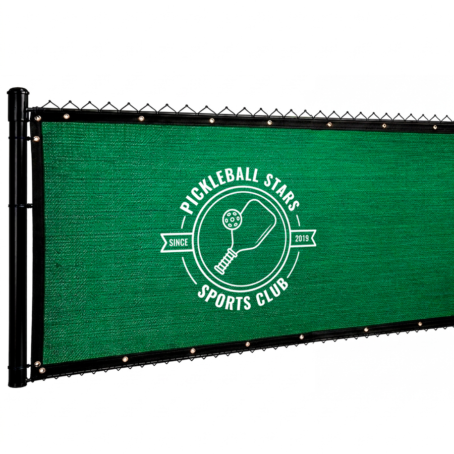 Custom 98% Blockage Fence Screen - Custom Coasters Now