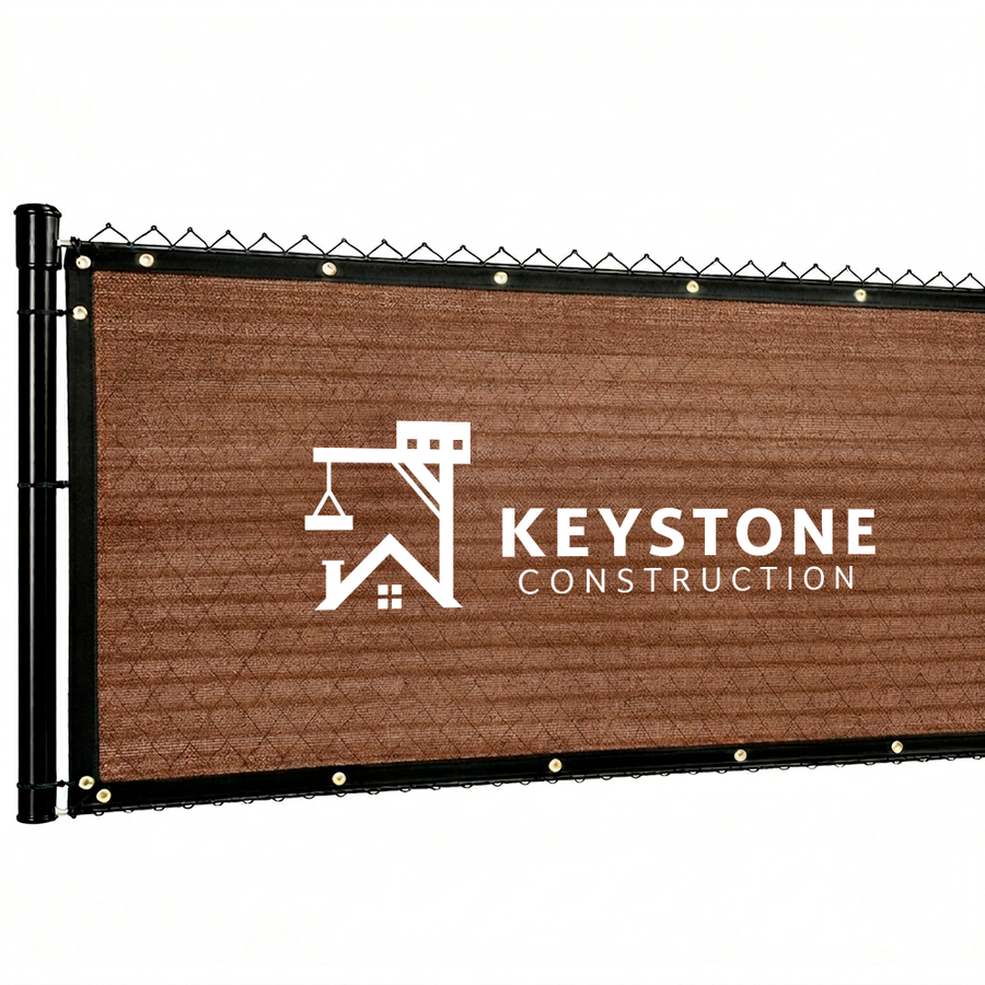 Custom 90% Blockage Fence Screen - Custom Coasters Now