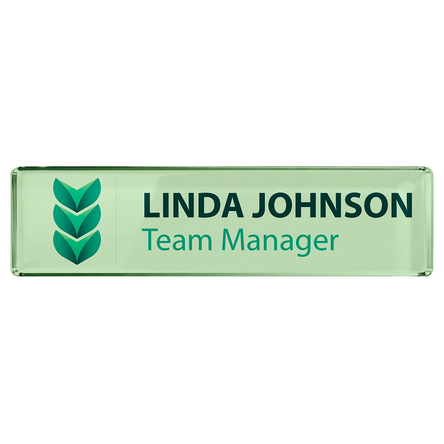 Acrylic Desktop Name Badges - Custom Coasters Now