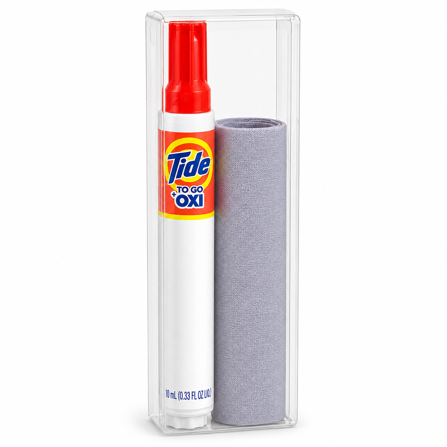 Tide® to Go + Oxi Stain Remover Travel Kits with Premium Microfiber Cloths - Custom Coasters Now