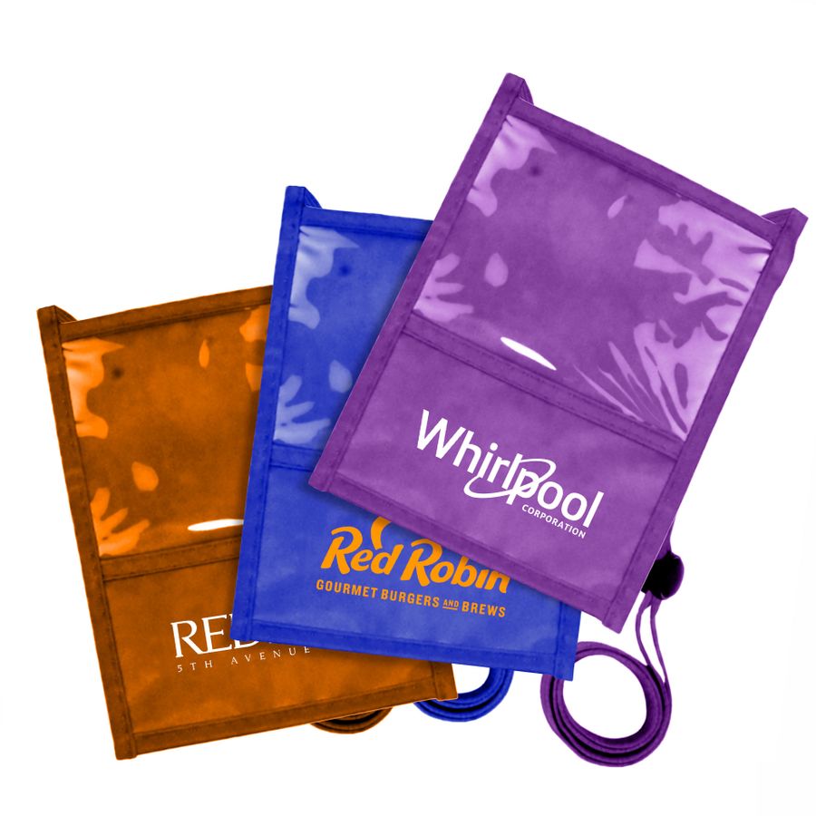 Pen Loop Neck Wallets - Custom Coasters Now