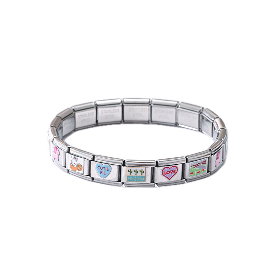 Italian Charm Bracelets - Custom Coasters Now