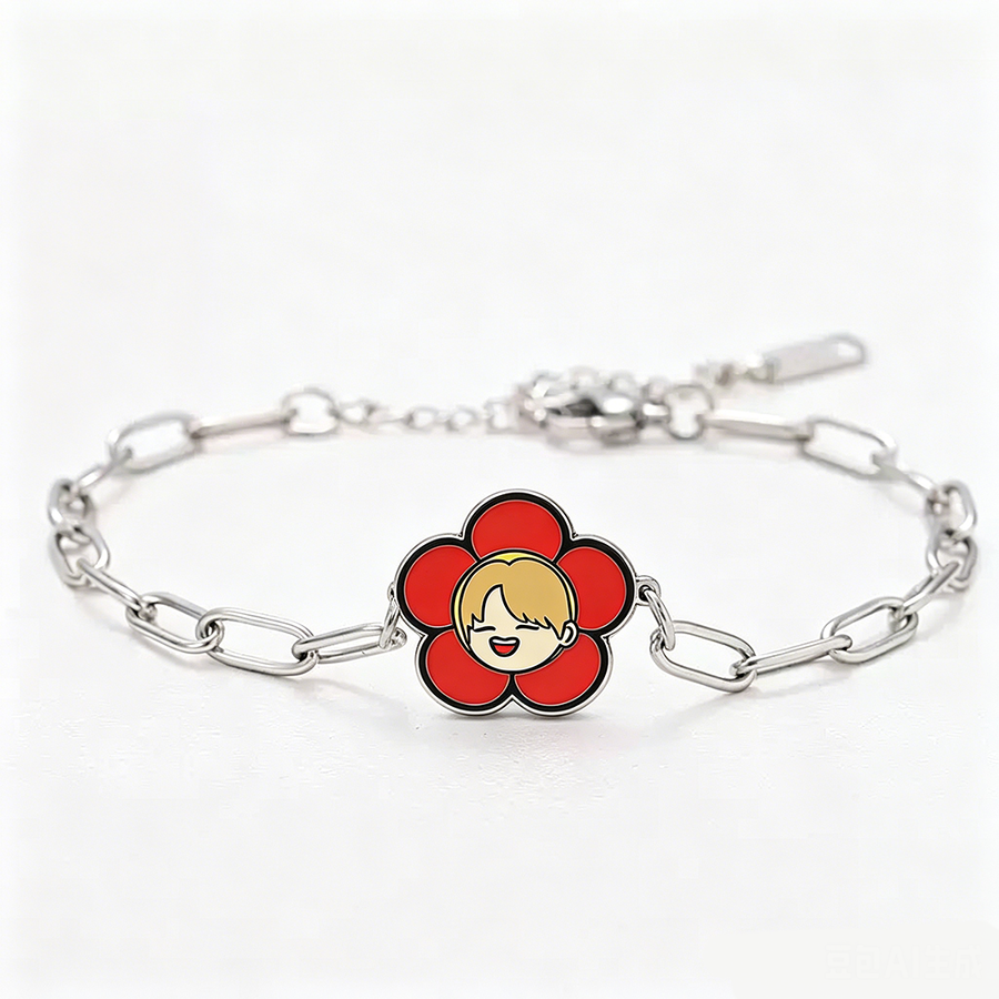 Hard Enamel Charm Bracelets - Custom Coasters Now