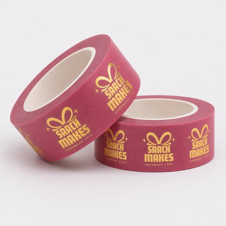 Foil Stamped Washi Tapes - Custom Coasters Now