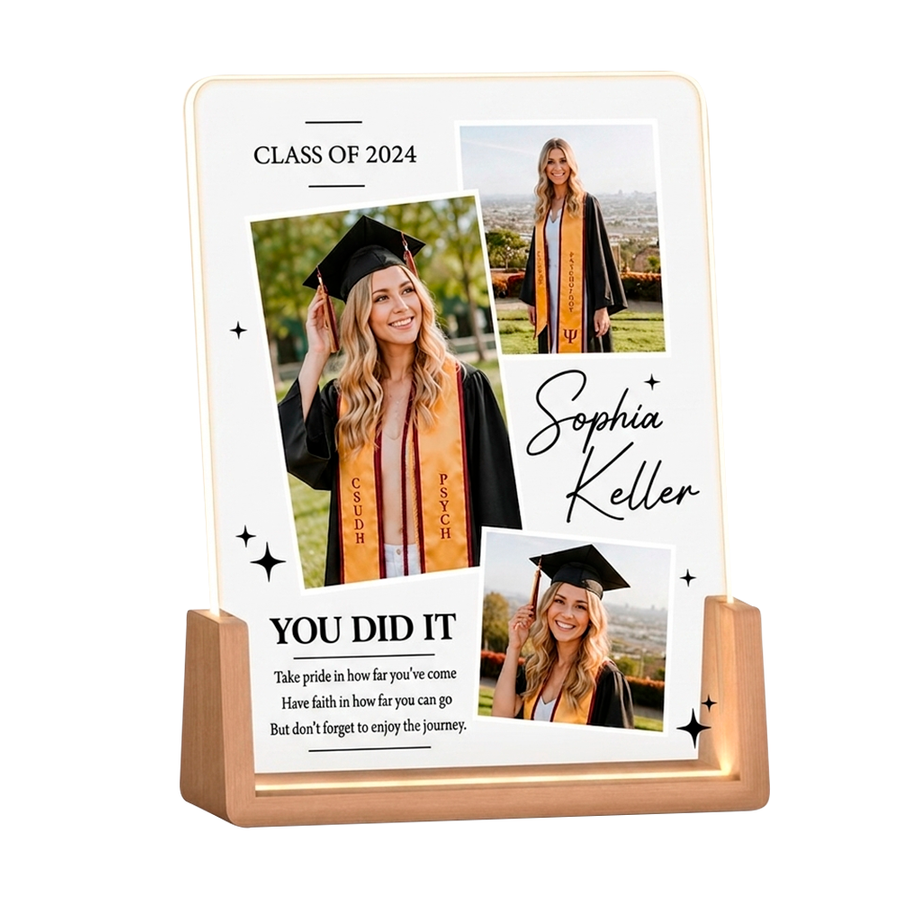 Acrylic Night Light Photo Frames - Custom Coasters Now
